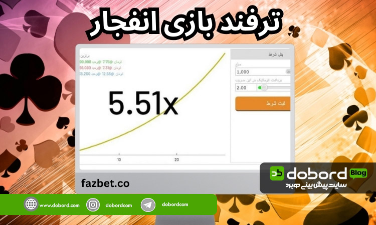 آموزش بازی انفجار و نحوه کار با بخش های مختلف بازی - سایت دوبرد